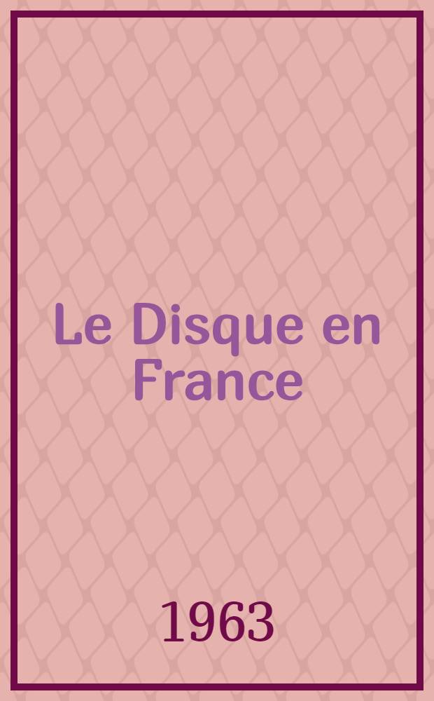 Le Disque en France