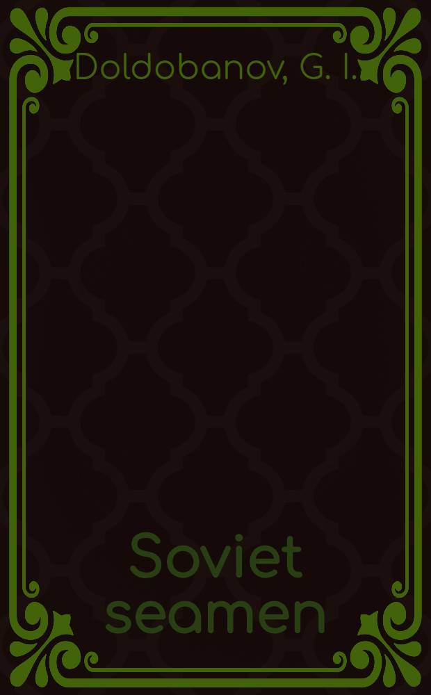 Soviet seamen