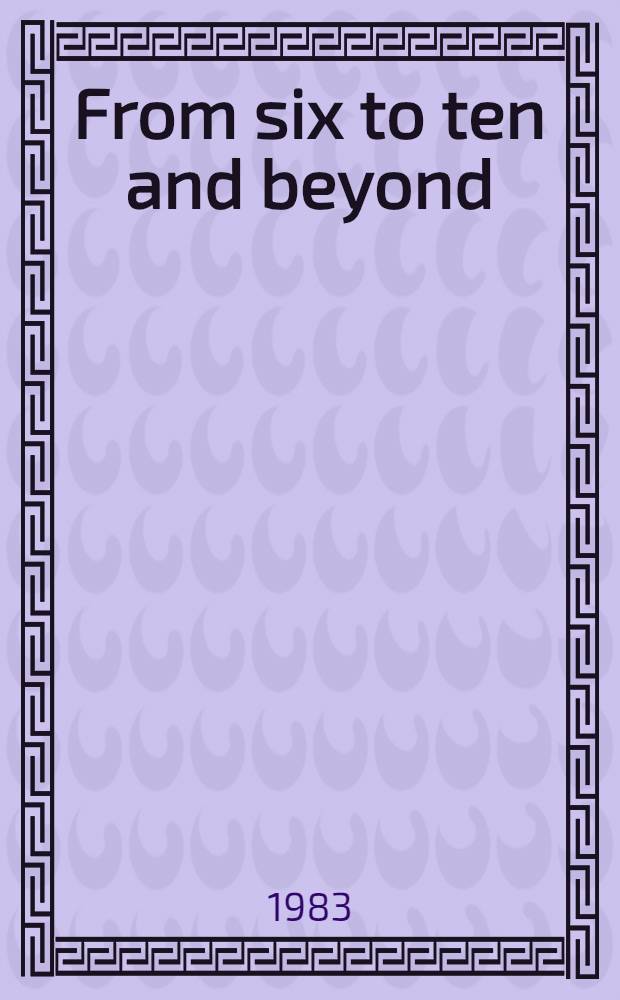 From six to ten and beyond : The European community at the crossroads