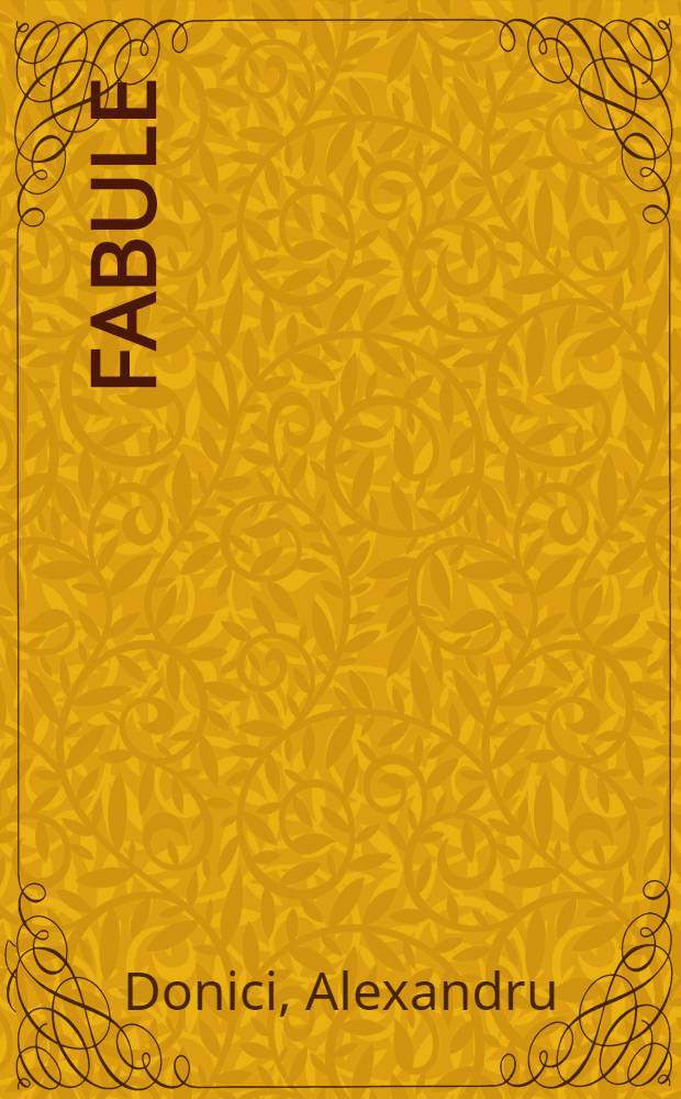 Fabule
