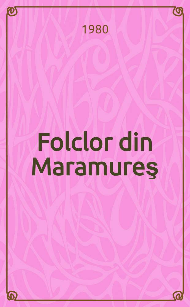 Folclor din Maramureş