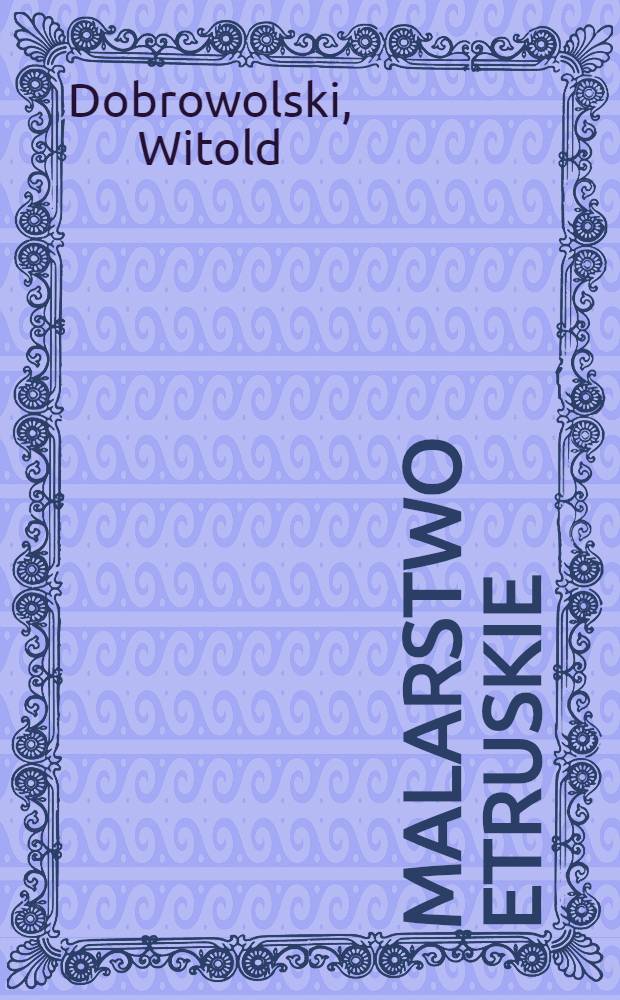 Malarstwo etruskie