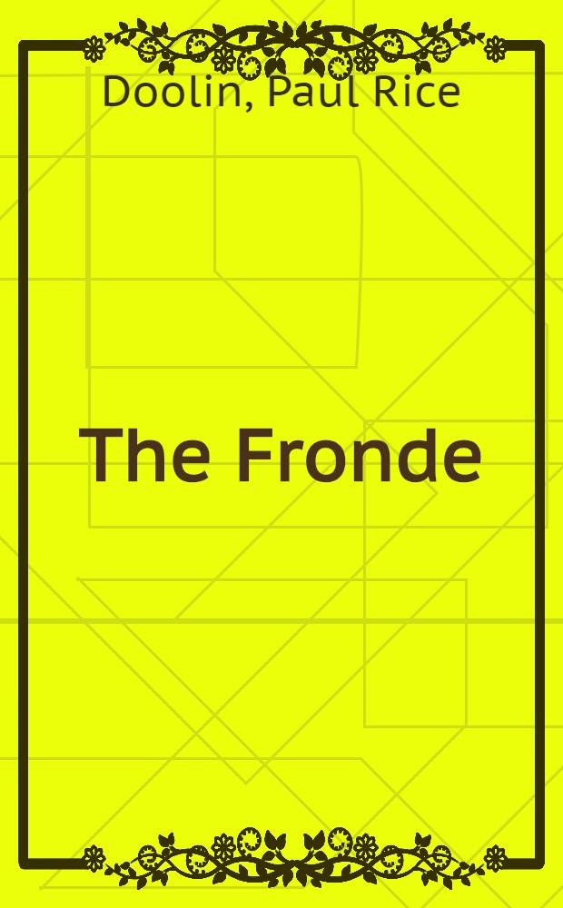 The Fronde