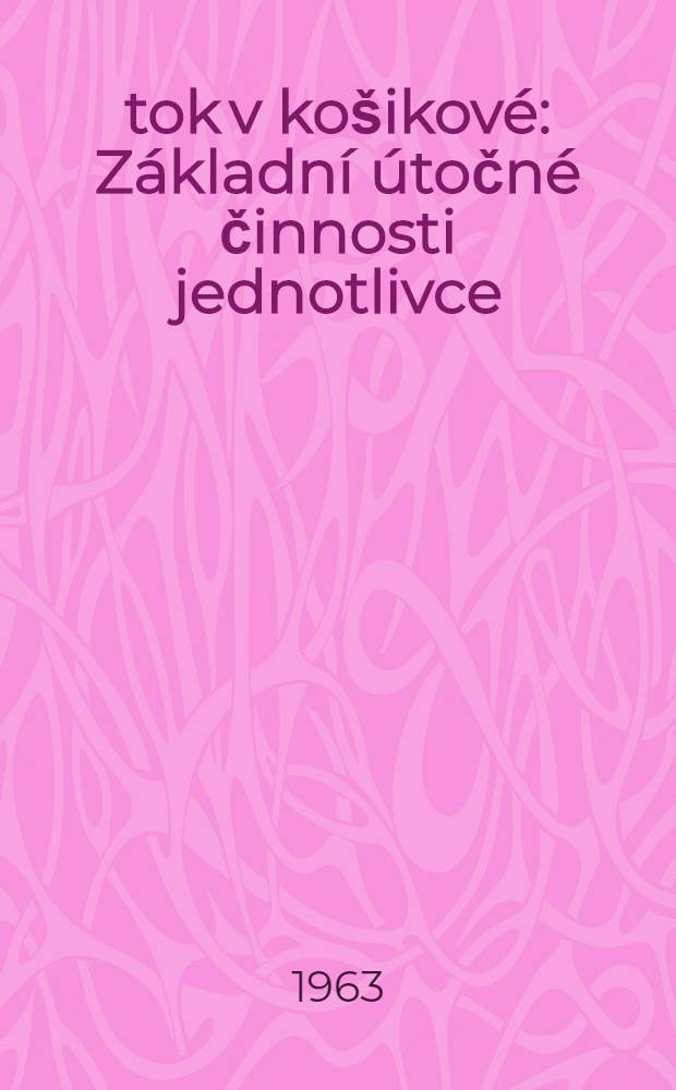 Útok v košikové : Základní útočné činnosti jednotlivce