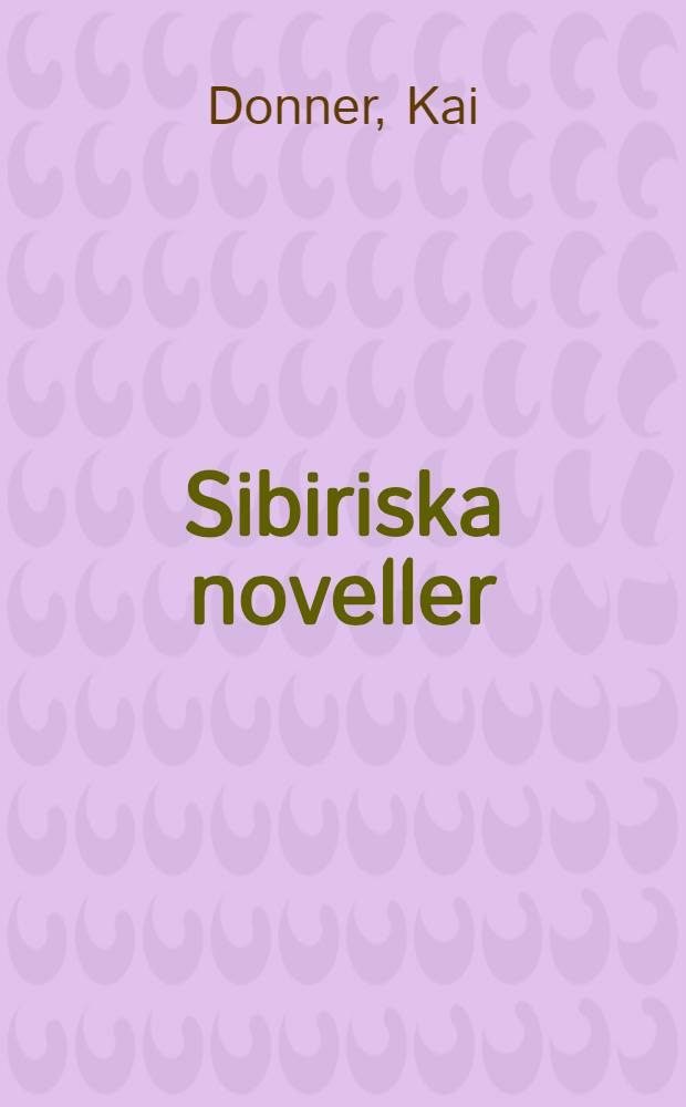 Sibiriska noveller