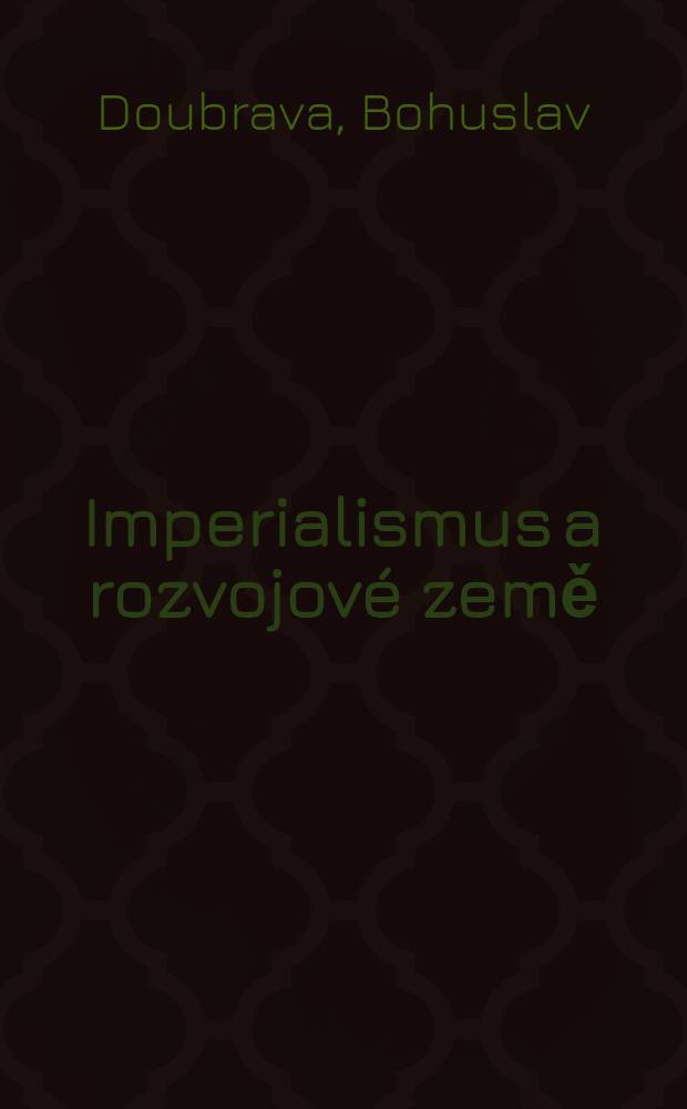 Imperialismus a rozvojové země
