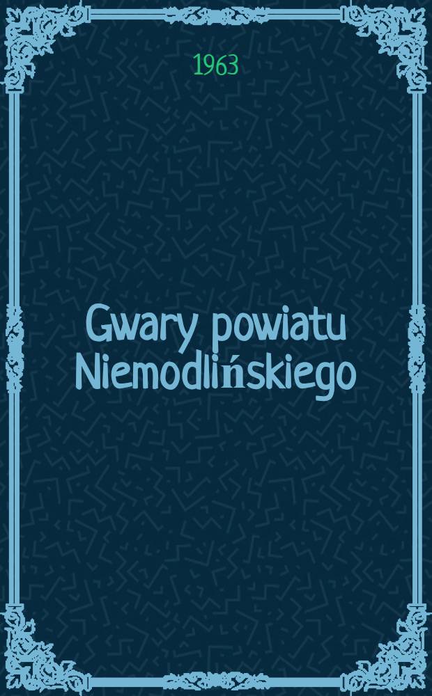 Gwary powiatu Niemodlińskiego