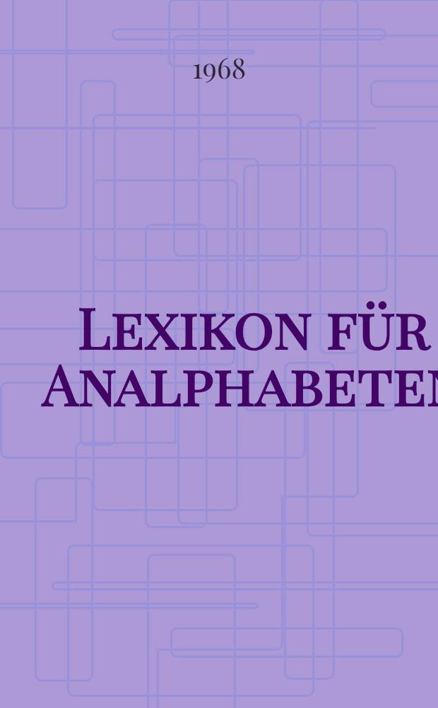 Lexikon für Analphabeten : Karikaturen