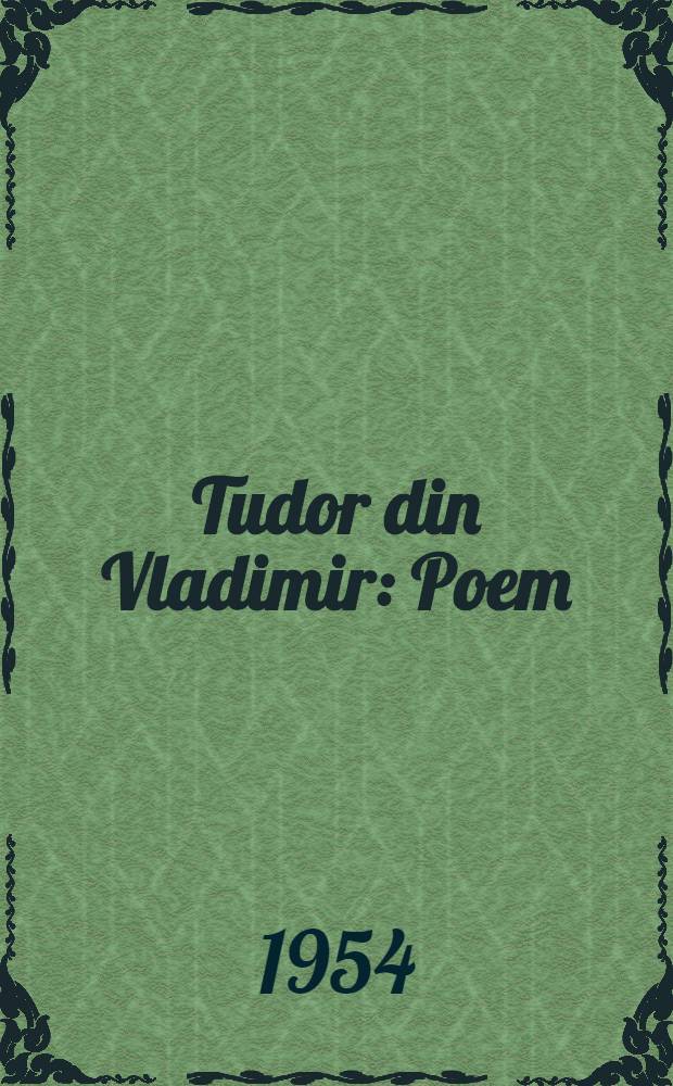 Tudor din Vladimir : Poem