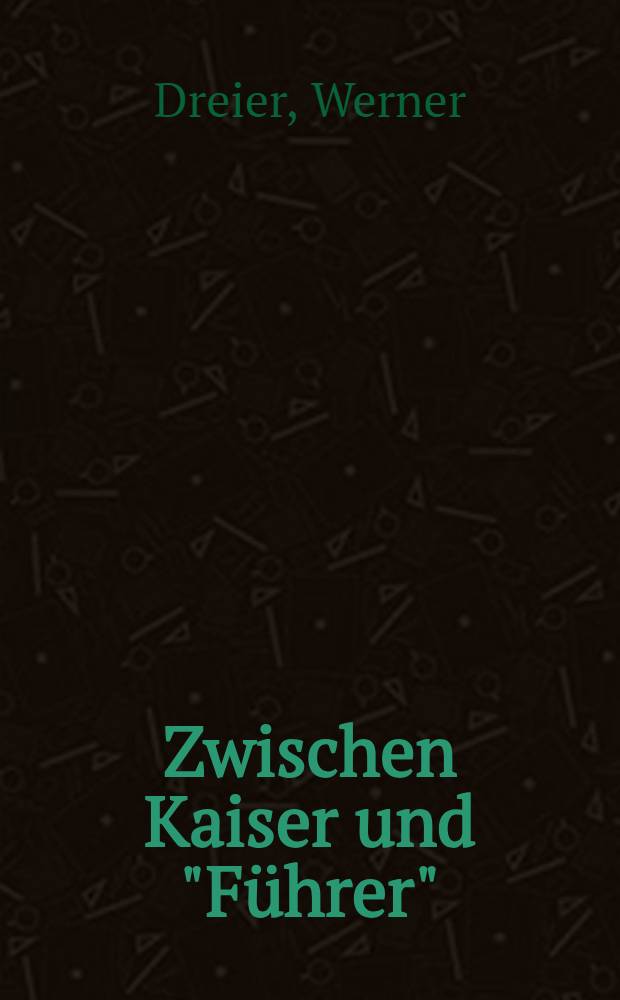 Zwischen Kaiser und "Führer" : Vorarlberg im Umbruch, 1918-1938