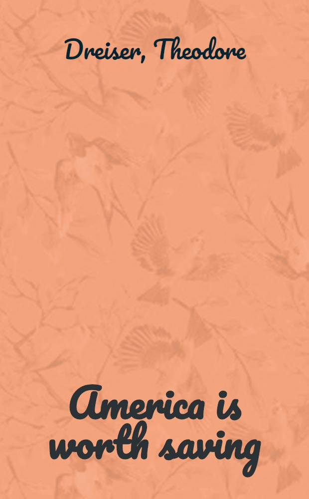 America is worth saving