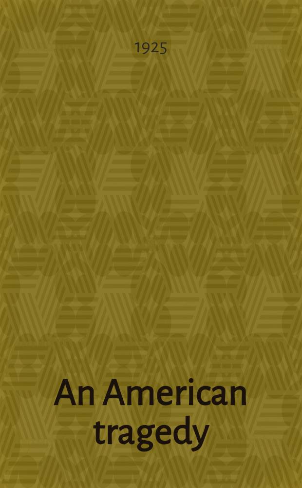 An American tragedy