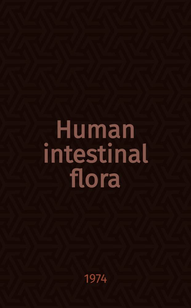 Human intestinal flora