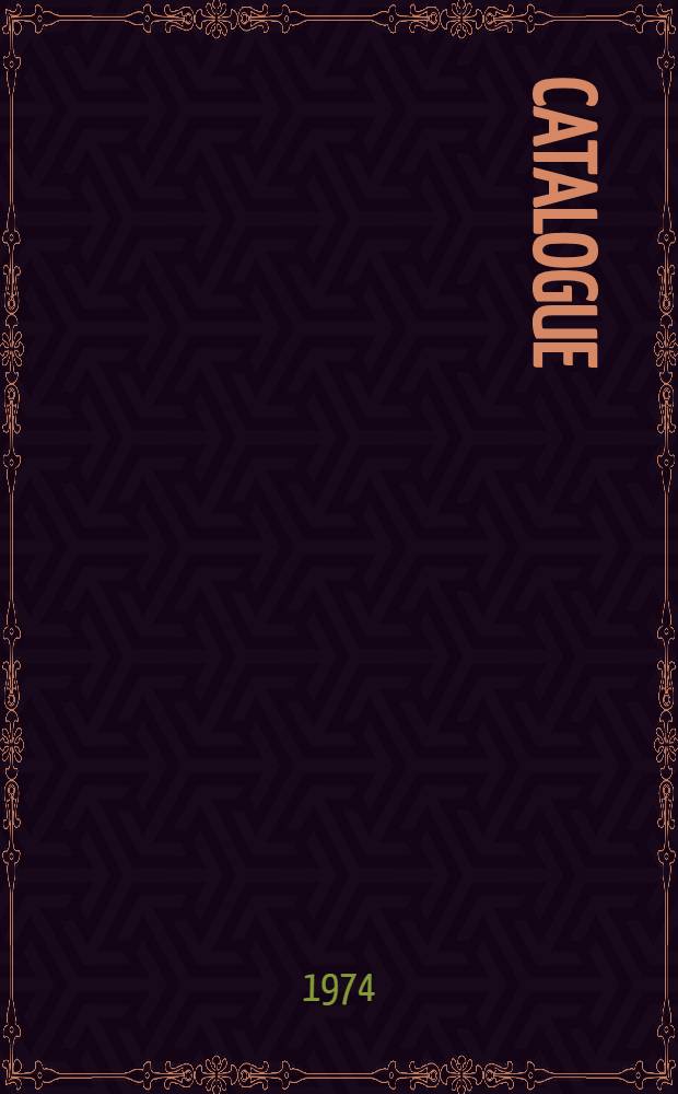 Catalogue