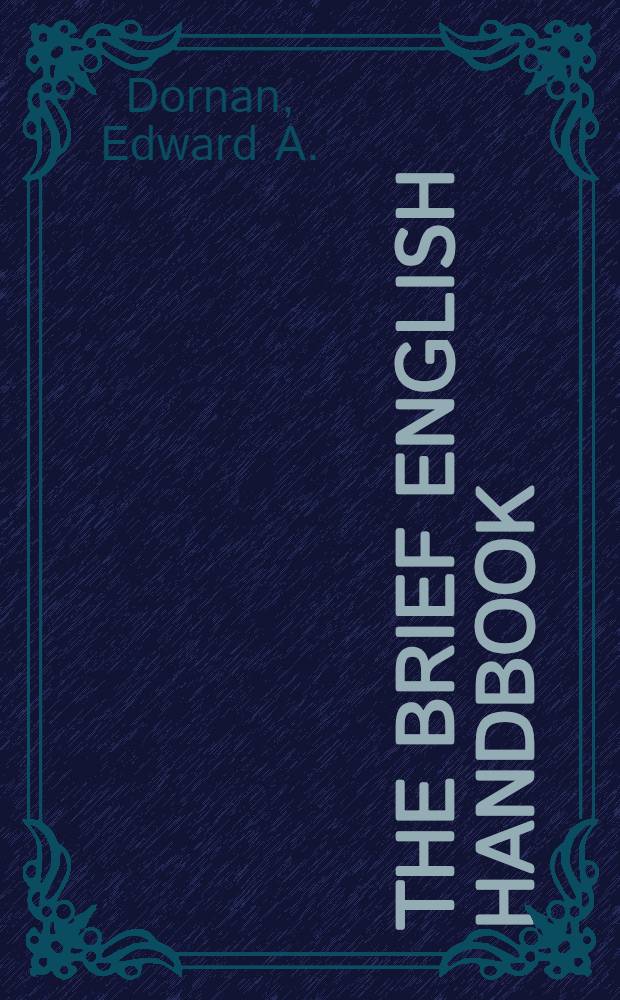 The brief English handbook