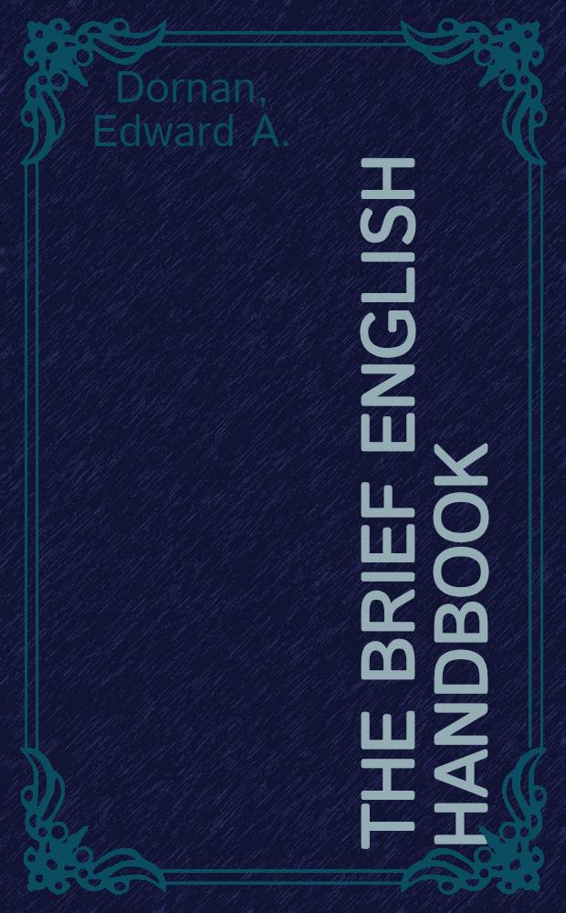The brief English handbook