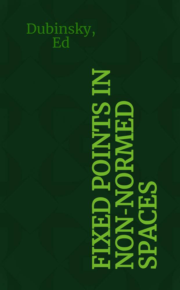 Fixed points in non-normed spaces