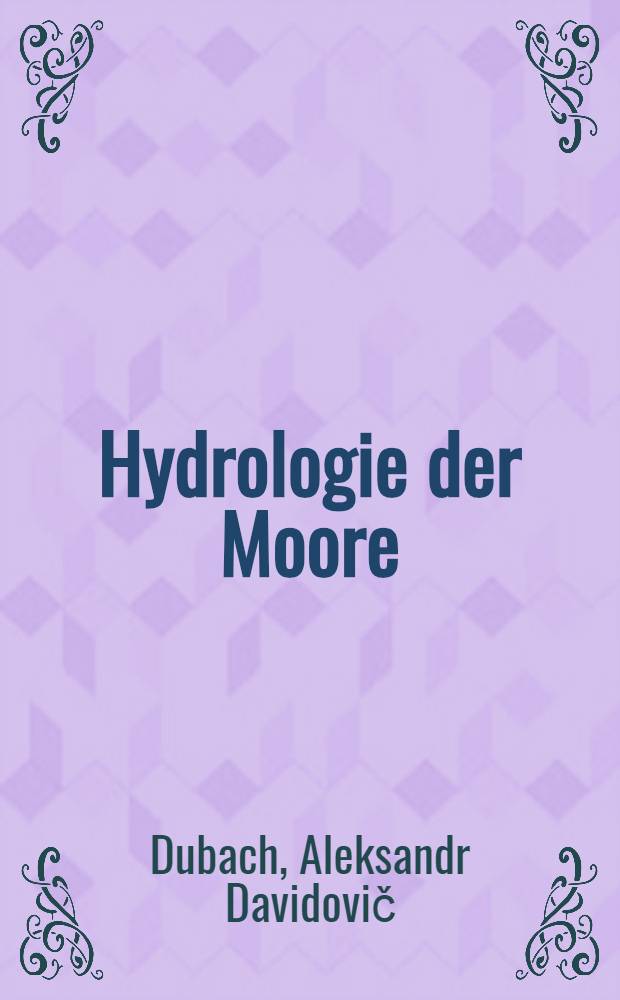 ... Hydrologie der Moore