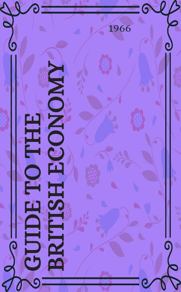 Guide to the British economy