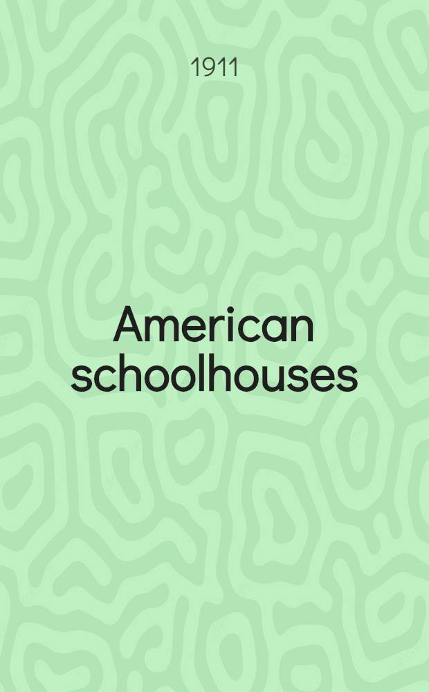 American schoolhouses