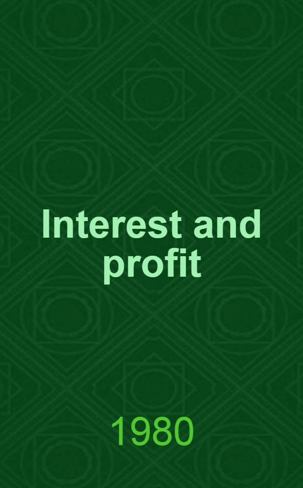 Interest and profit