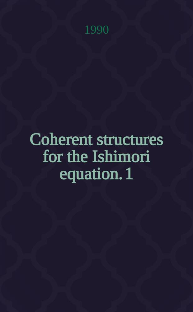Coherent structures for the Ishimori equation. 1 : Localized solitons with the stationary boundaries