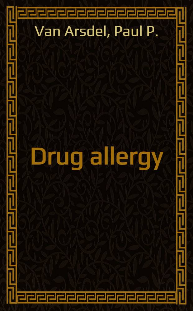 Drug allergy