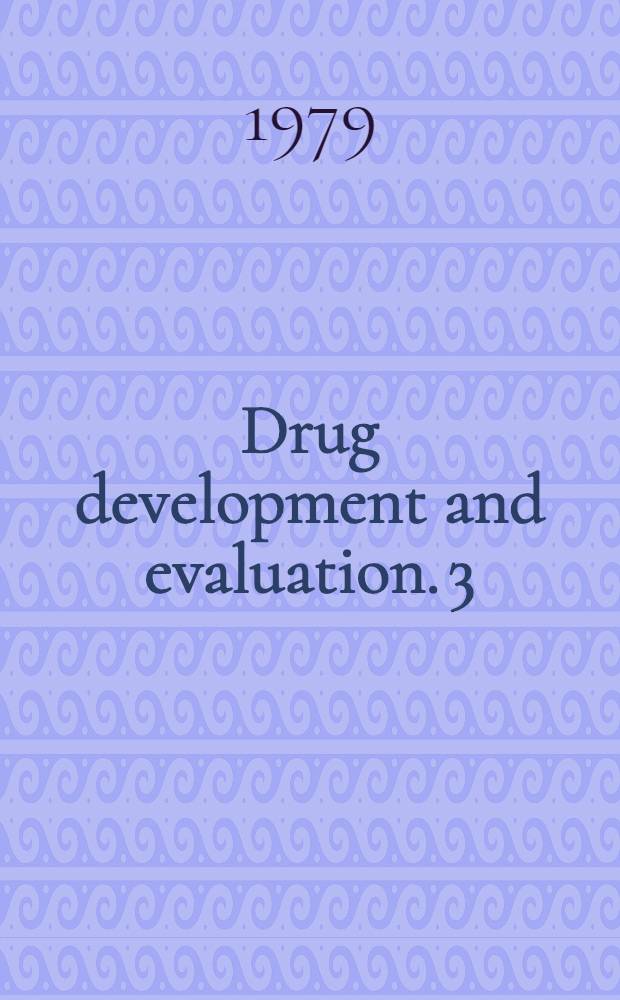 Drug development and evaluation. 3 : Nefopam