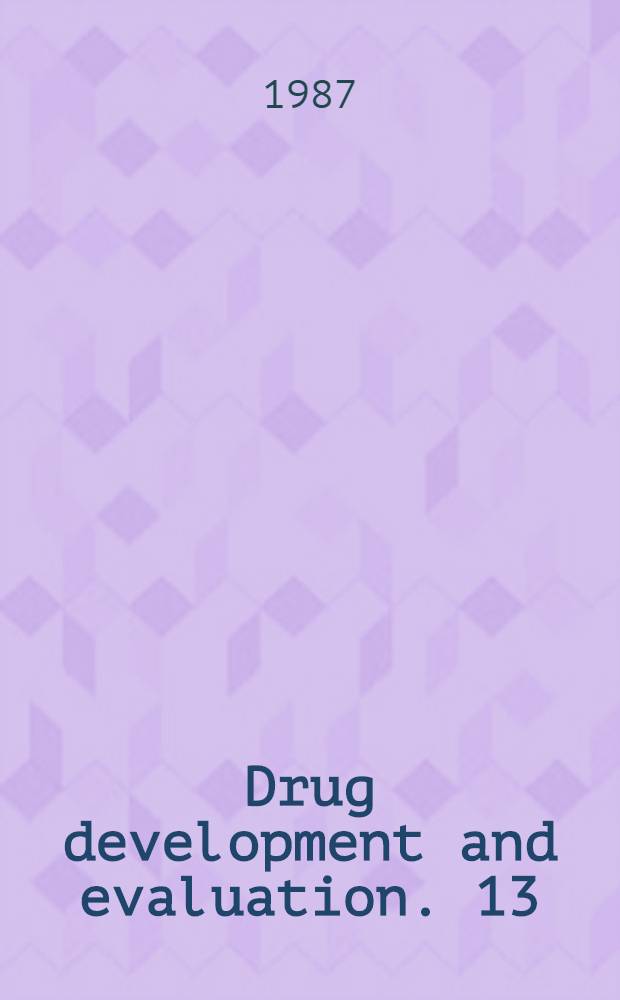 Drug development and evaluation. 13 : Thymusfaktoren