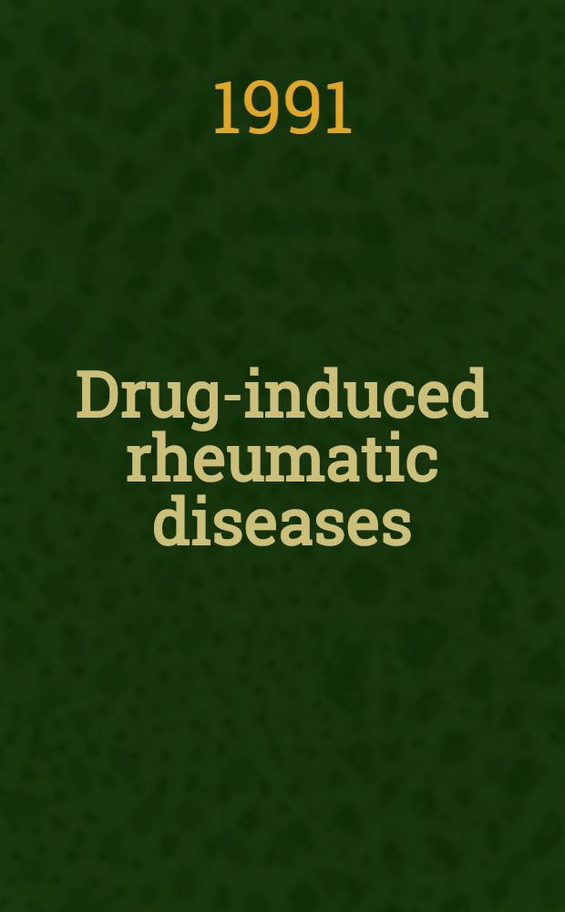 Drug-induced rheumatic diseases
