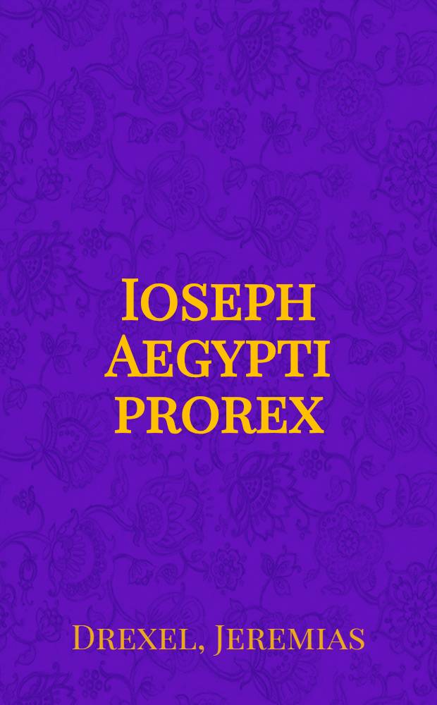 Ioseph Aegypti prorex