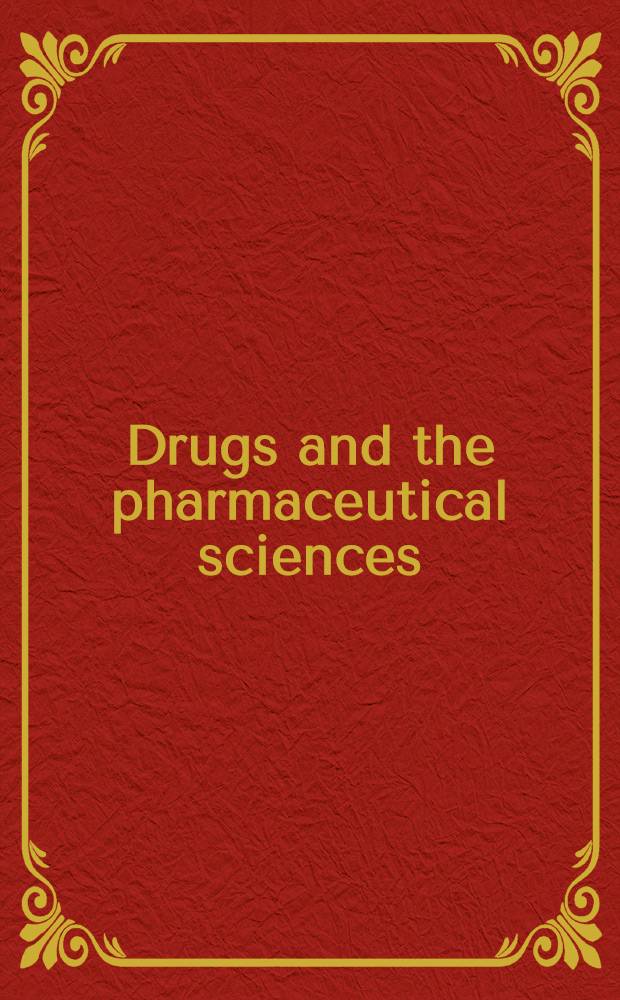 Drugs and the pharmaceutical sciences : A ser. of textbooks a. monogr. Vol. 6 : Sustained and controlled release drug delivery systems