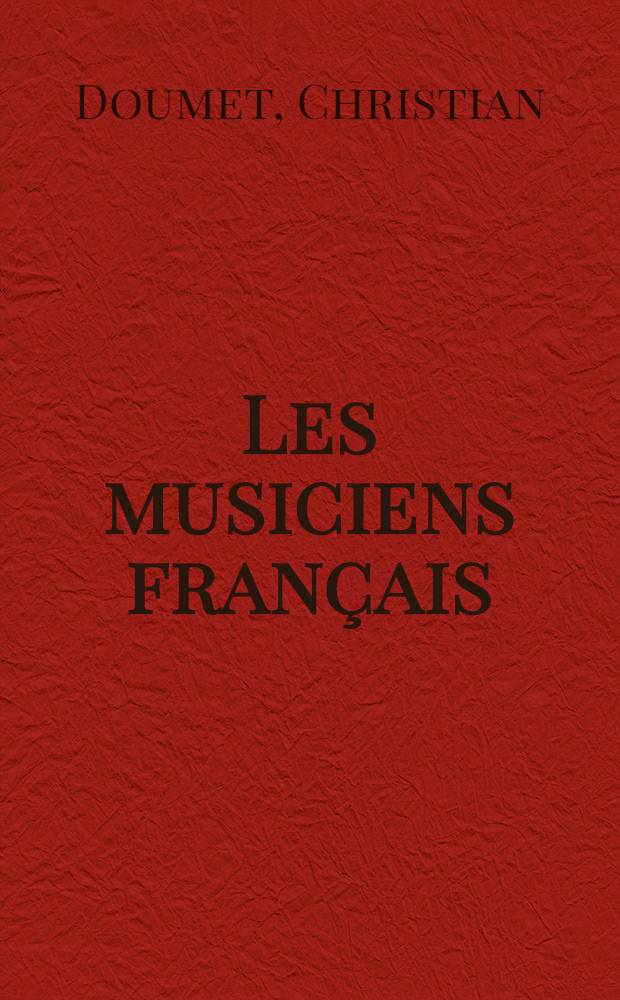 Les musiciens français