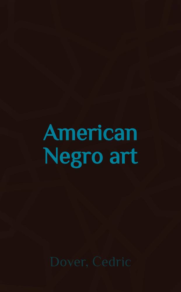 American Negro art