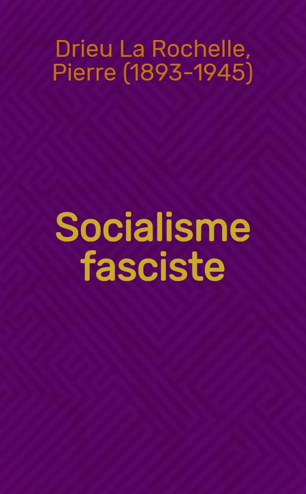 Socialisme fasciste
