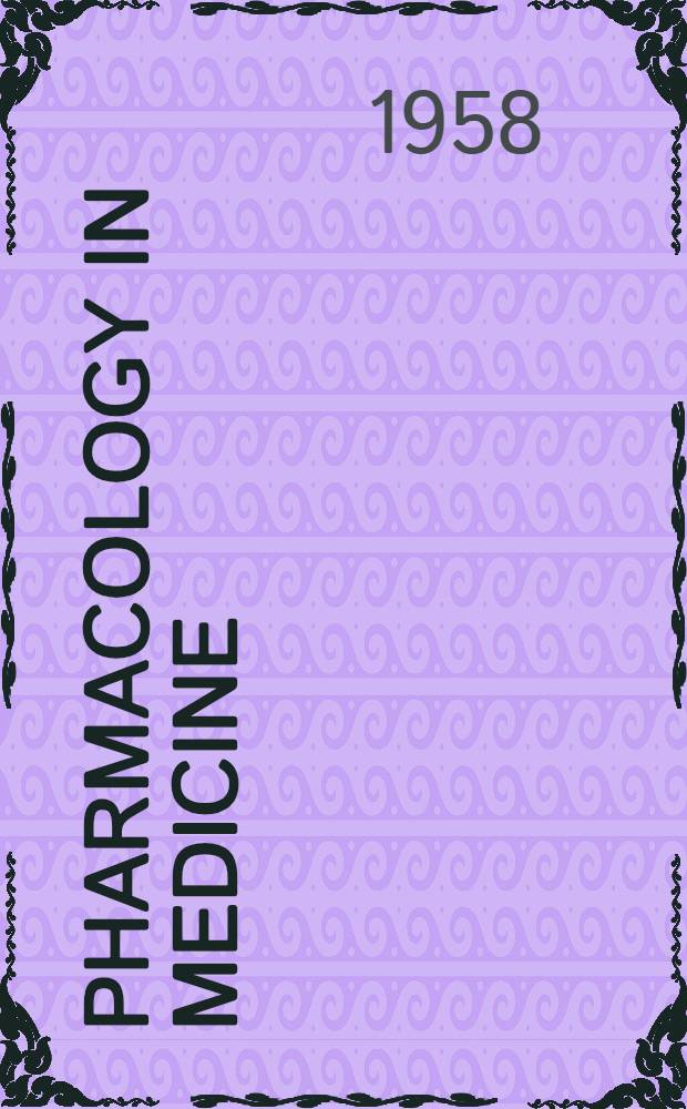 Pharmacology in medicine : A collaborative textbook