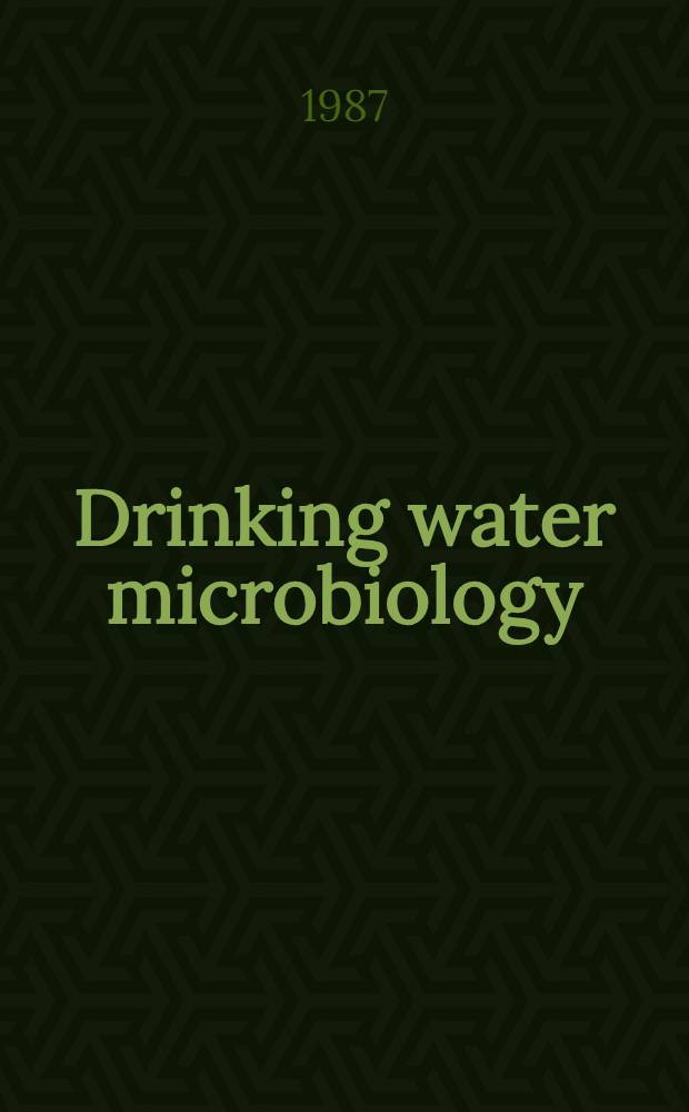 Drinking water microbiology
