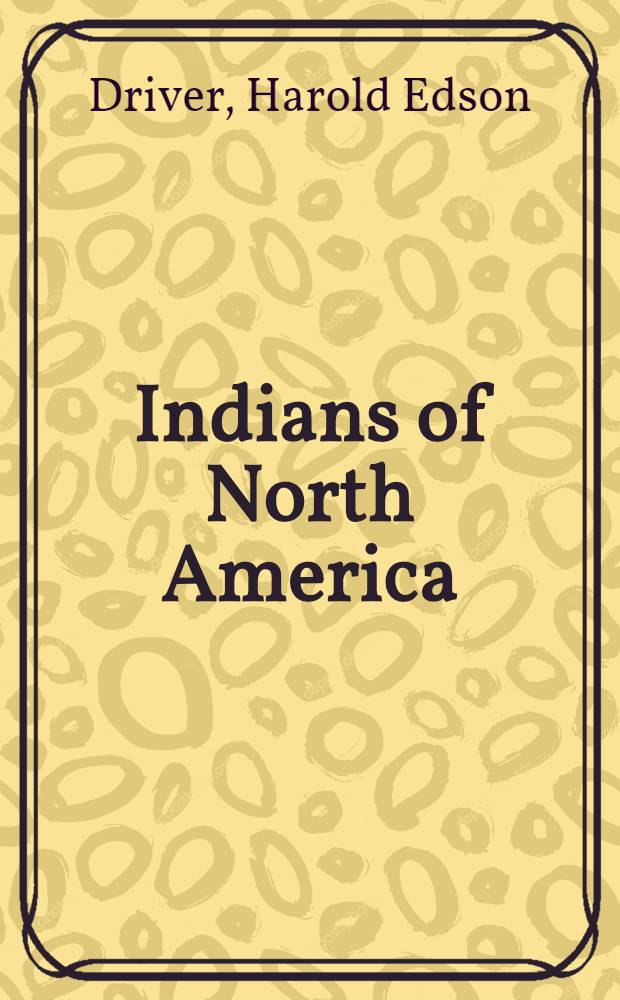 Indians of North America