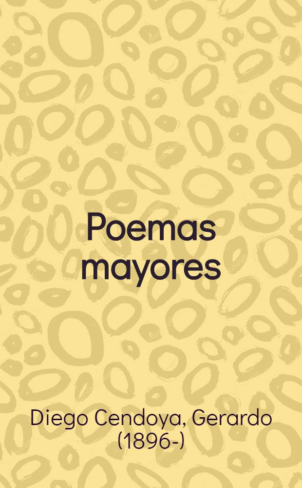 Poemas mayores