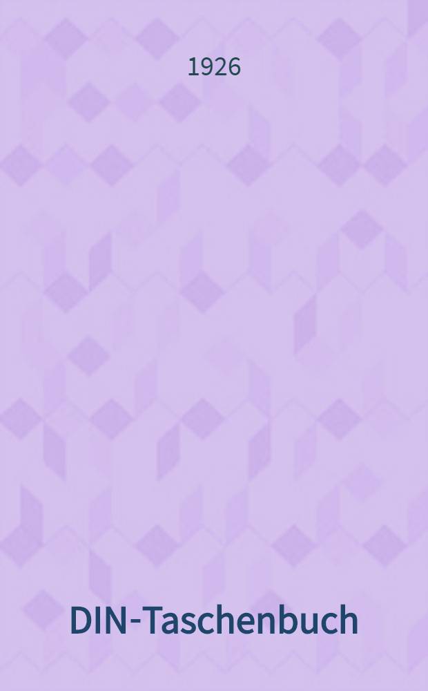 DIN-Taschenbuch