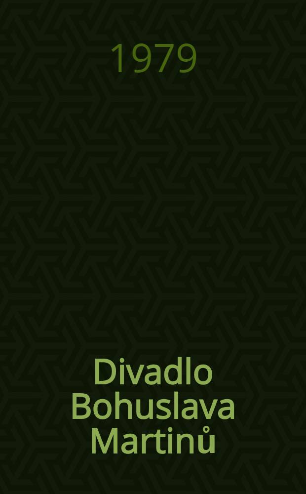 Divadlo Bohuslava Martinů