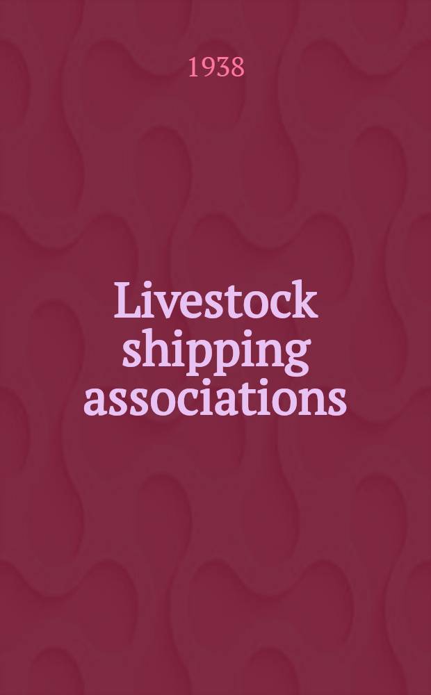 Livestock shipping associations