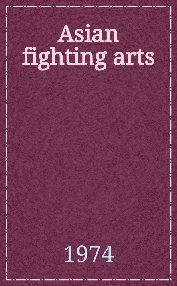 Asian fighting arts