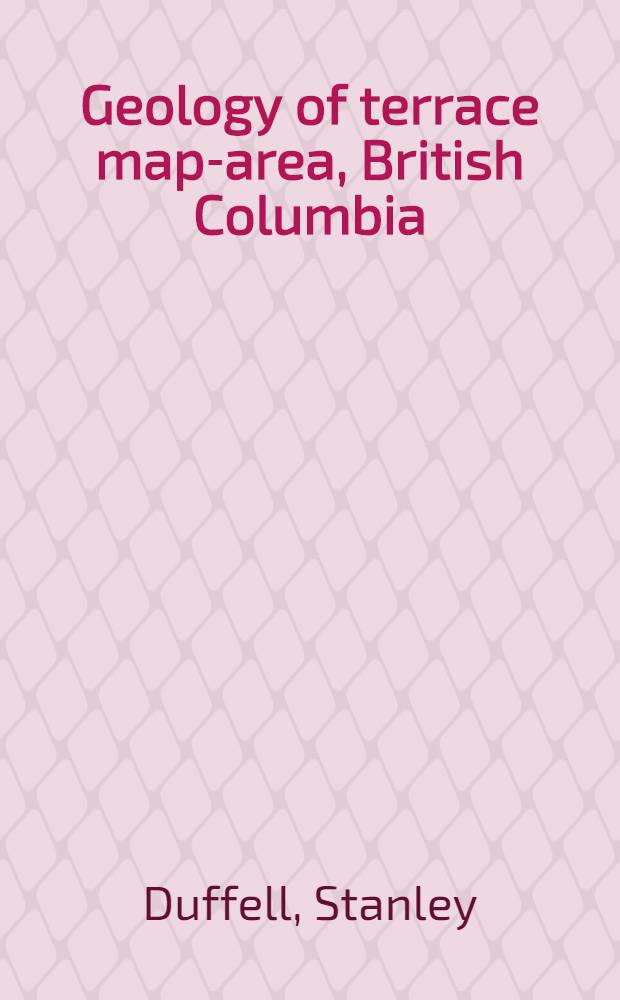 Geology of terrace map-area, British Columbia (103IE½)