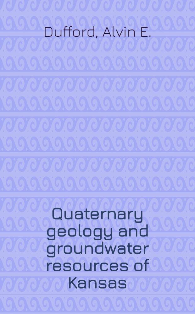 Quaternary geology and groundwater resources of Kansas : River valley between : Bonner springs and Lawrence, Kansas