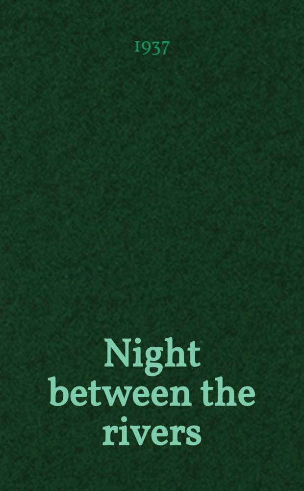 Night between the rivers