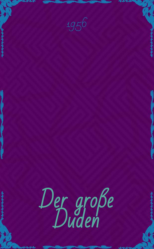 Der gro&szlig;e Duden