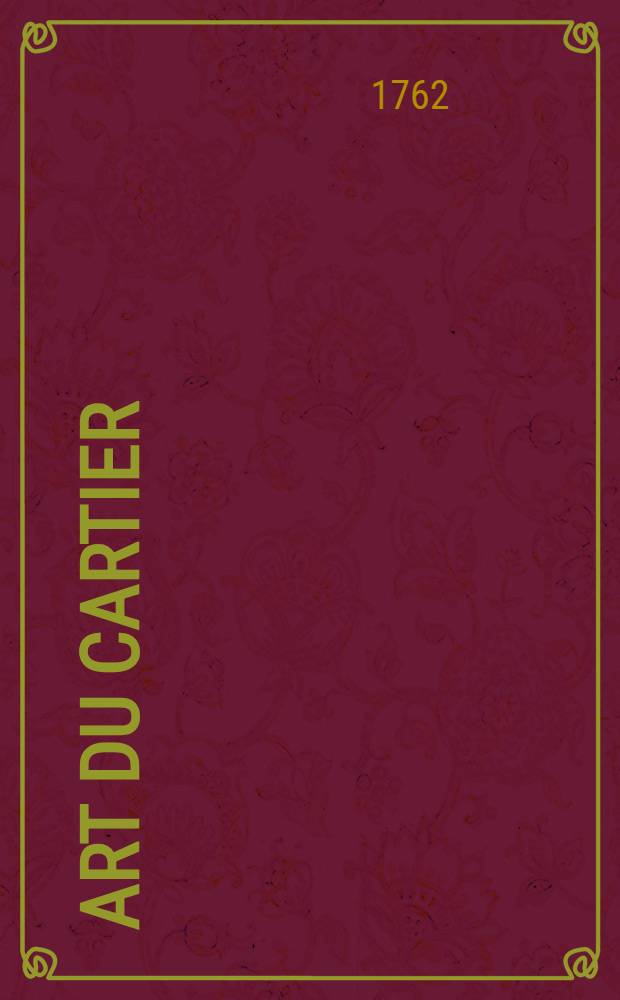 Art du cartier