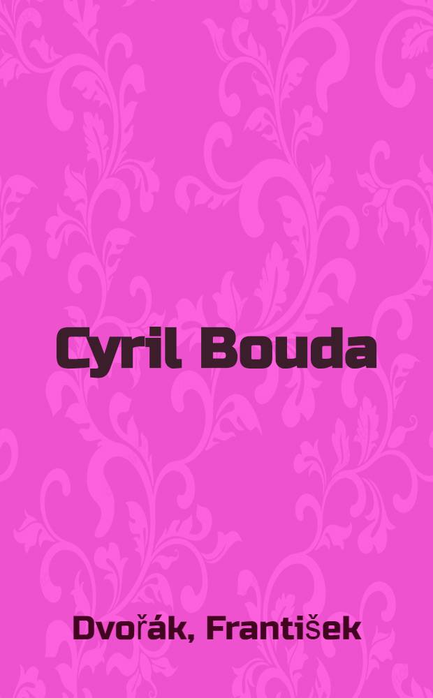 Cyril Bouda