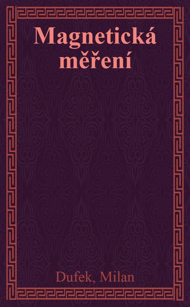 Magnetická měření
